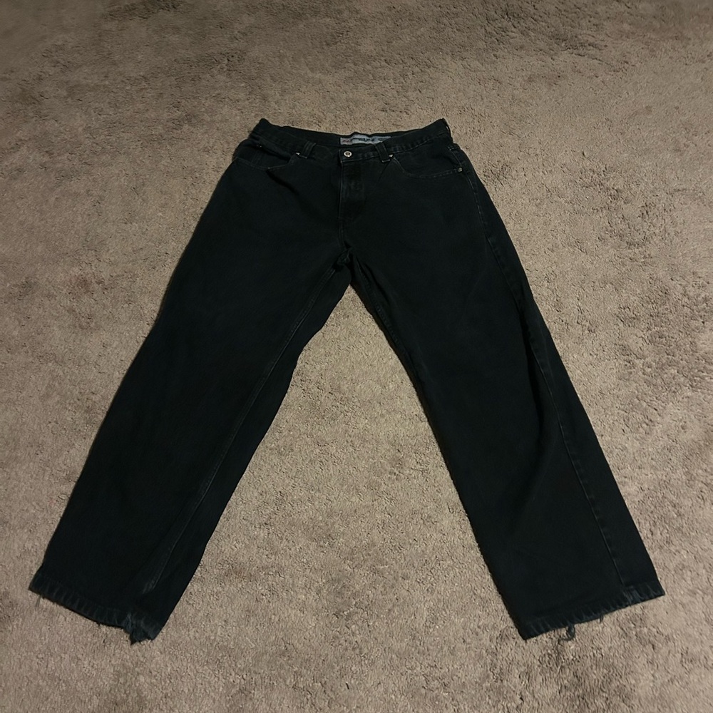 Men's Black anchor blue jeans